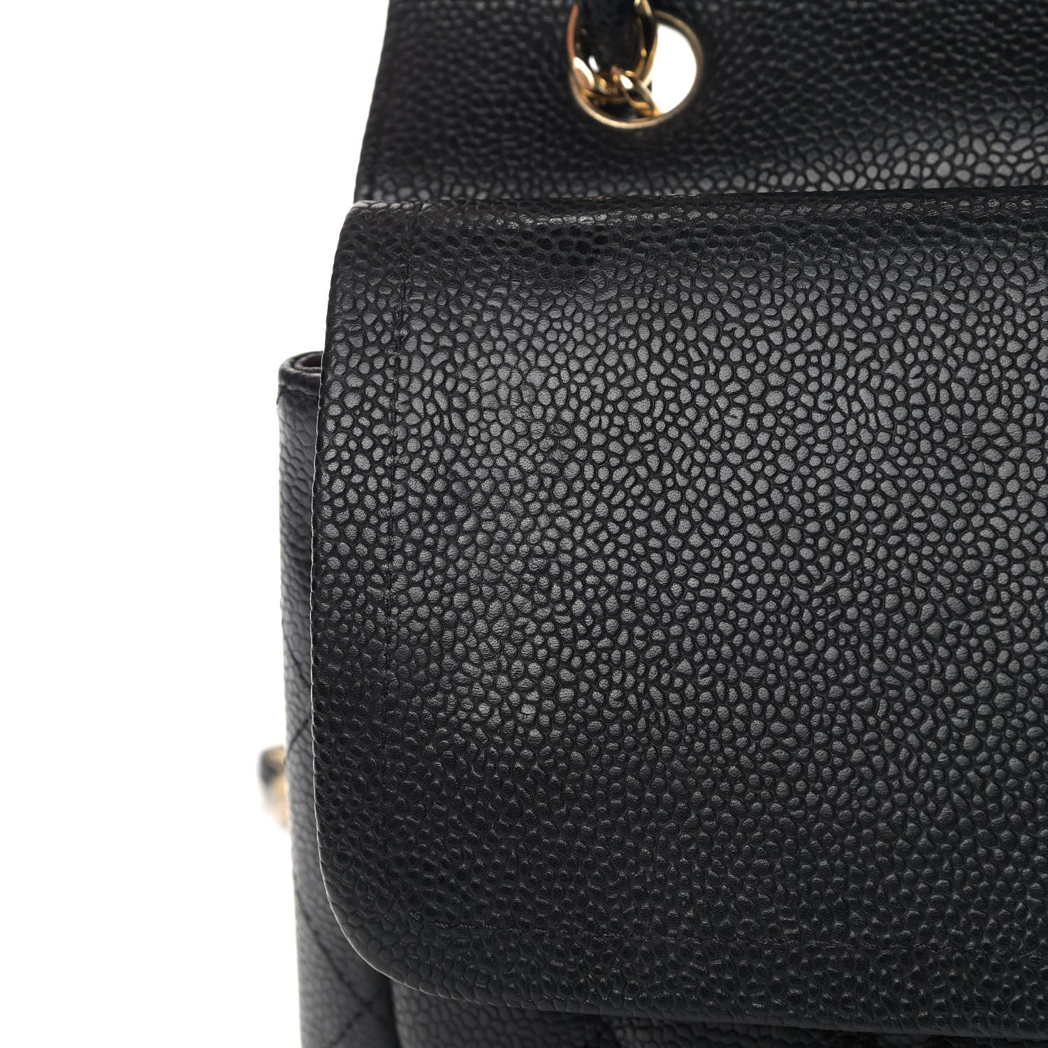 Chanel Caviar Quilted Jumbo Double Flap Black 10 of 13