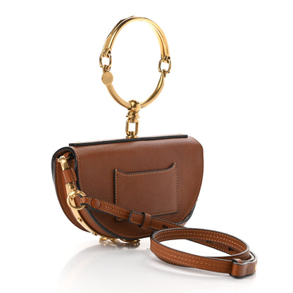 Chloe Calfskin Small Nile Bracelet Minaudiere Bag Caramel 3 of 8