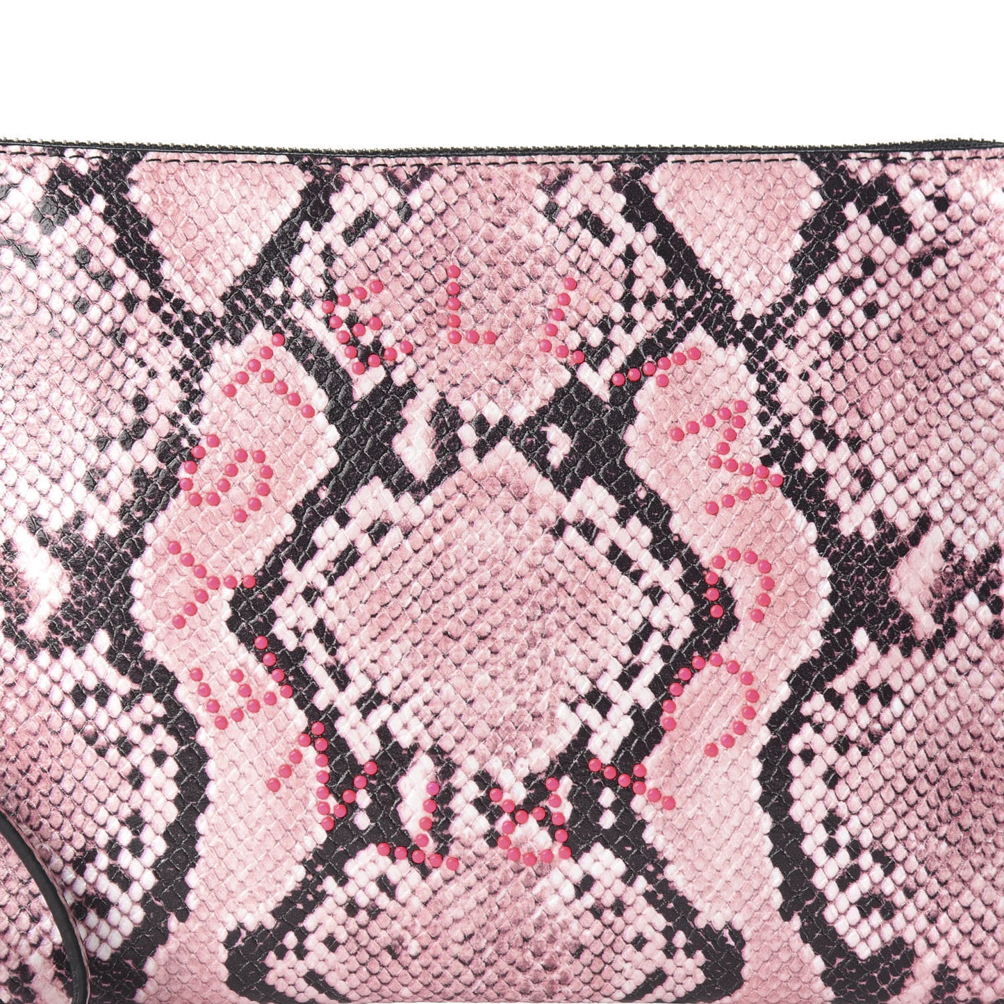 Eco Python Logo Pouch Pink