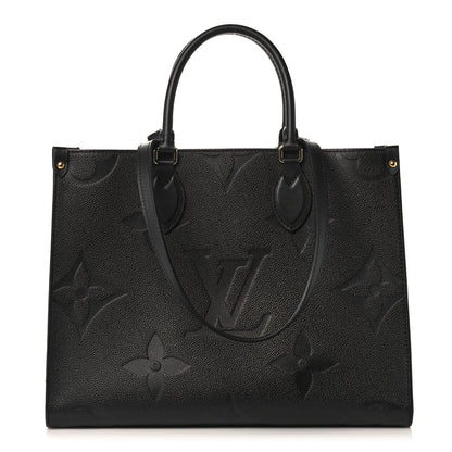 Louis Vuitton Empreinte Monogram Giant Onthego MM Black 1 of 10