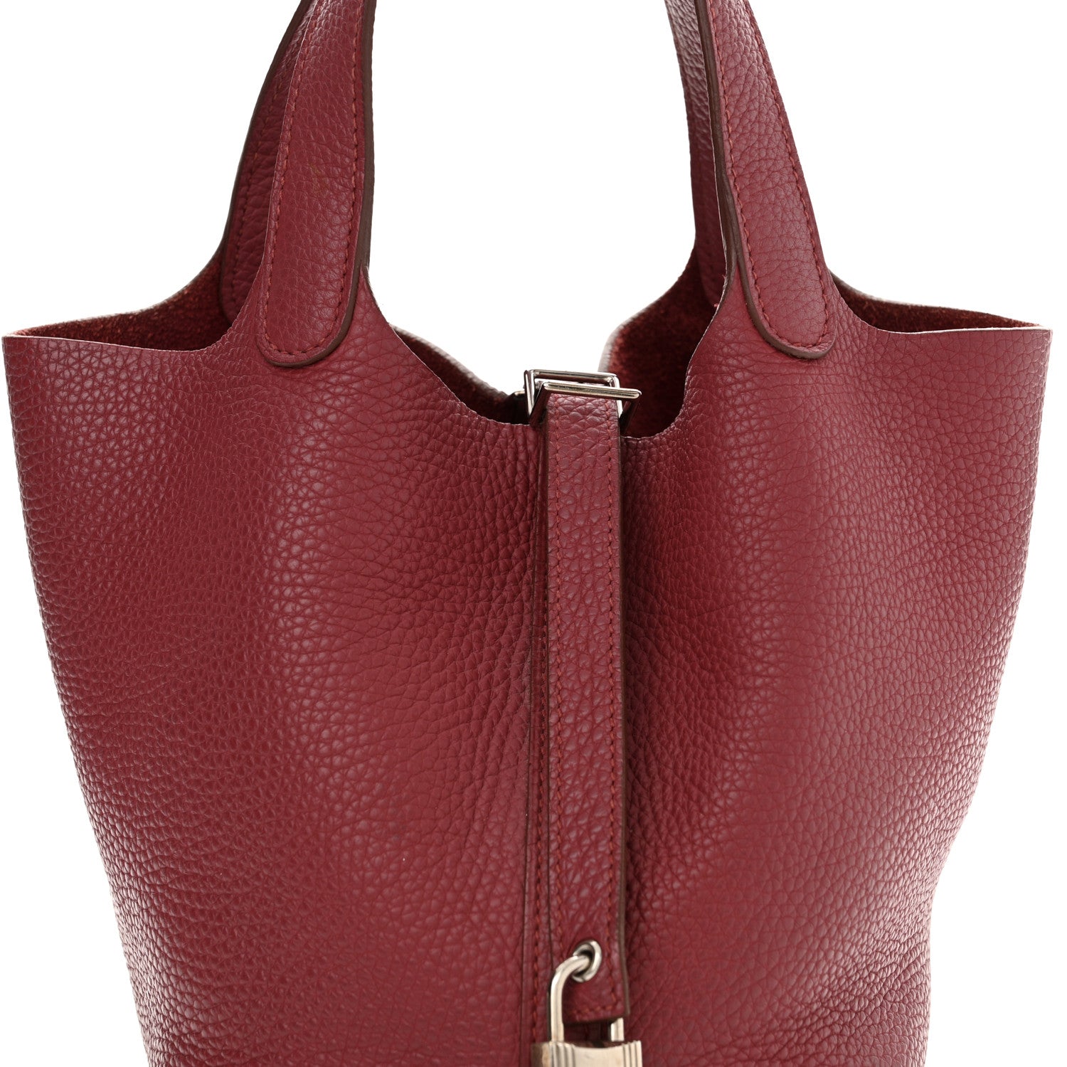 Hermes Taurillon Clemence Picotin Lock 18 Rubis 8 of 10