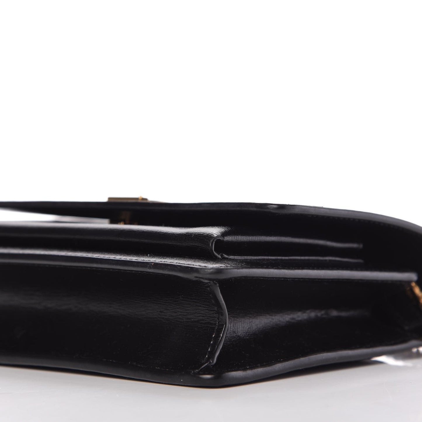 Calfskin Monogram Sunset Chain Wallet Black
