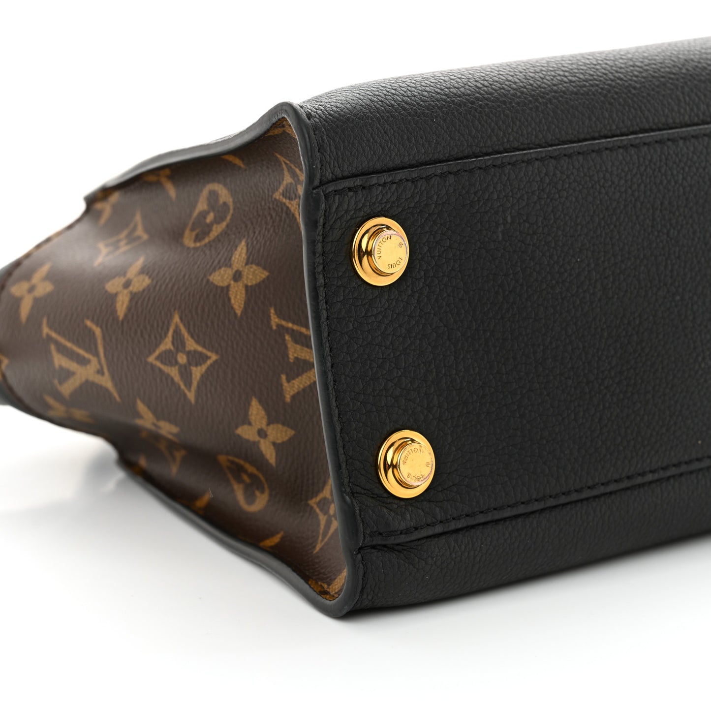 Calfskin Monogram On My Side PM Black