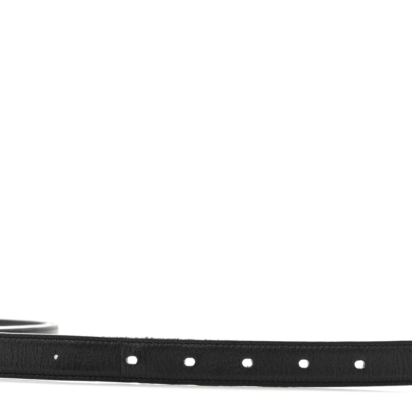 Lambskin Monogram Buckle Belt 100 40 Black
