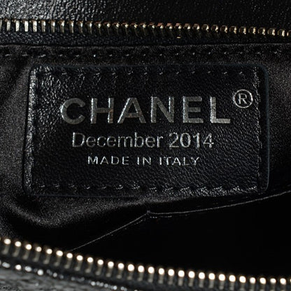 Chanel Iridescent Quilted Chain Clutch Black 6 of 14