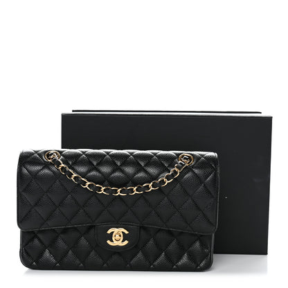 Chanel Caviar Quilted Medium Double Flap Black 13 of 13