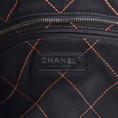 Chanel Grained Calfskin Shopping Fever Tote Orange 7 of 11