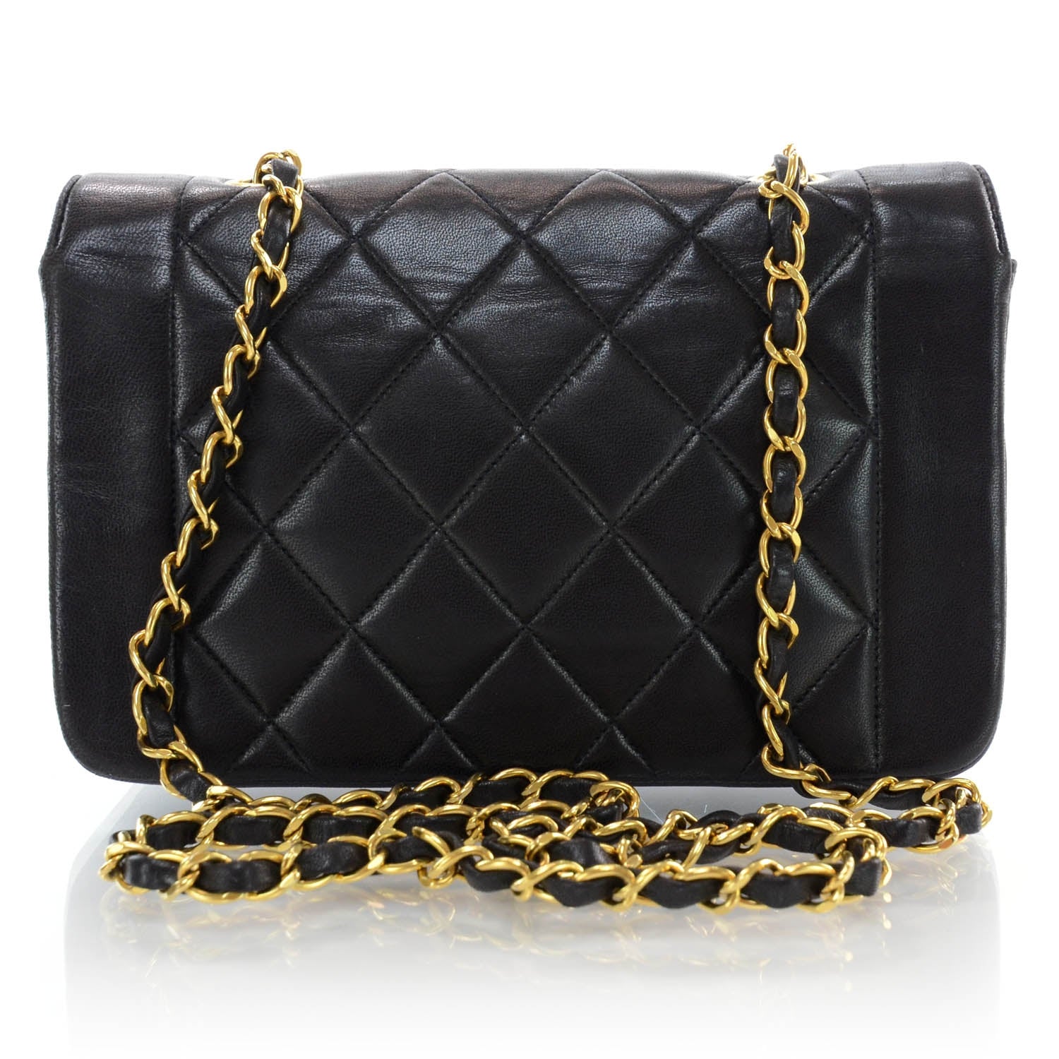 Chanel Lambskin Quilted Small Flap Black 3 of 9