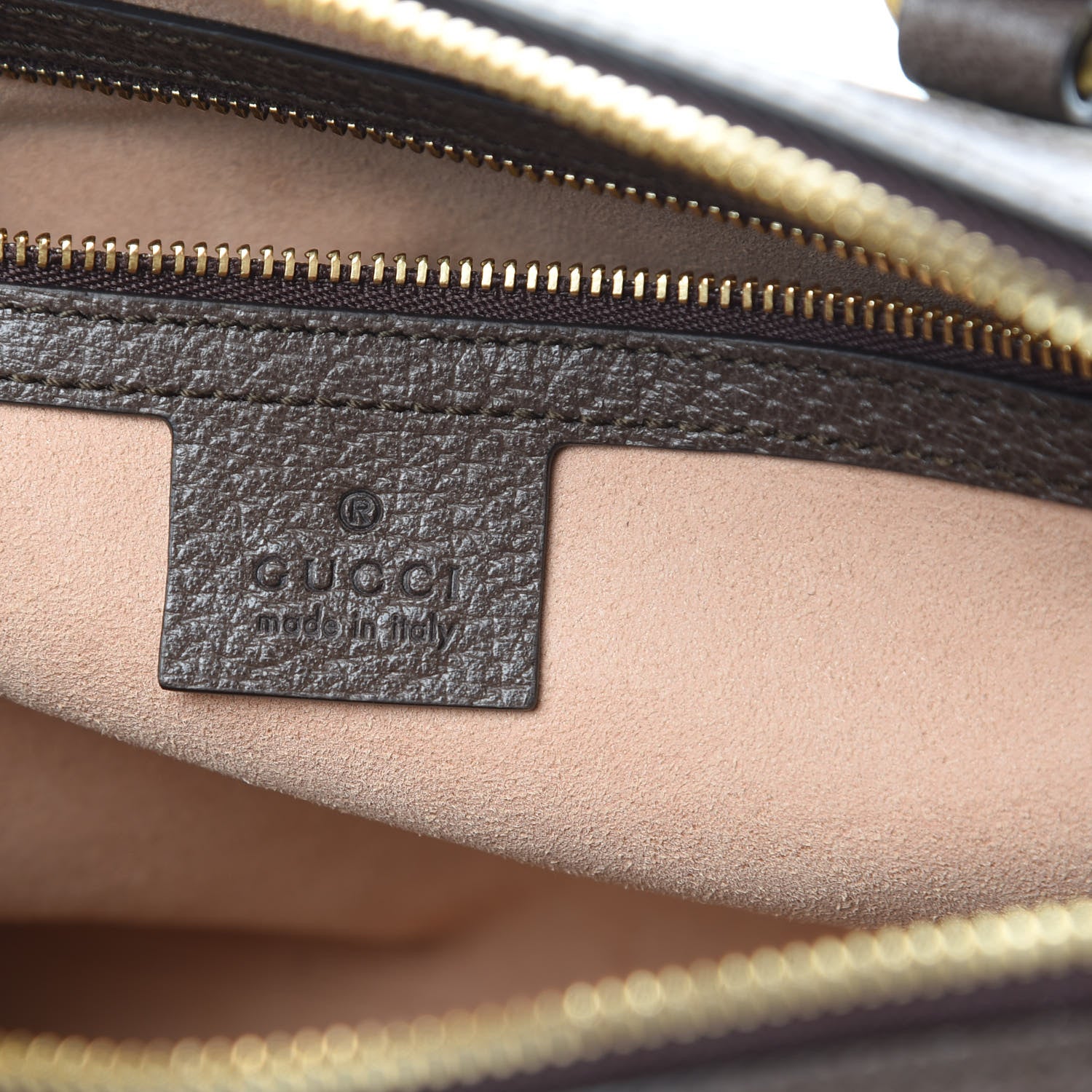 Gucci GG Supreme Monogram Web Medium Ophidia Boston Brown 6 of 10