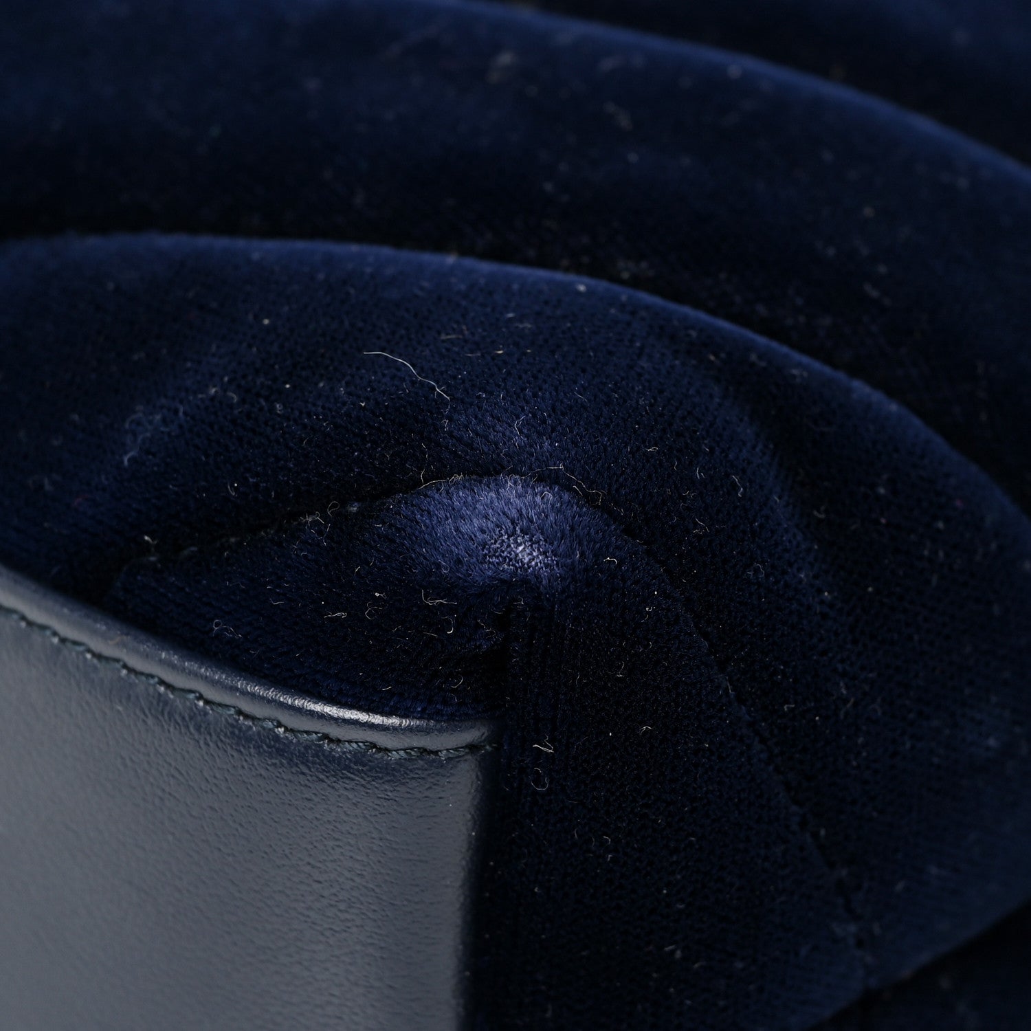Saint Laurent Velvet Y Quilted Monogram Toy Loulou Crossbody Bag Navy 13 of 31