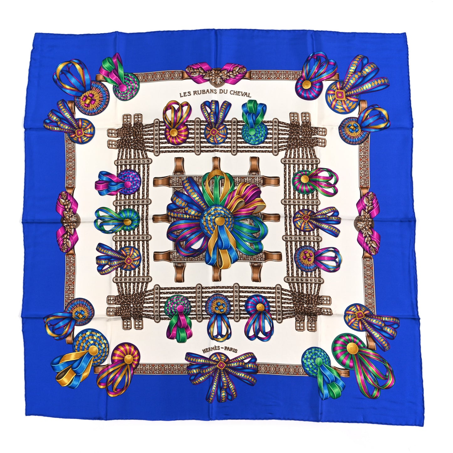Silk Les Rubans Du Cheval Scarf 90