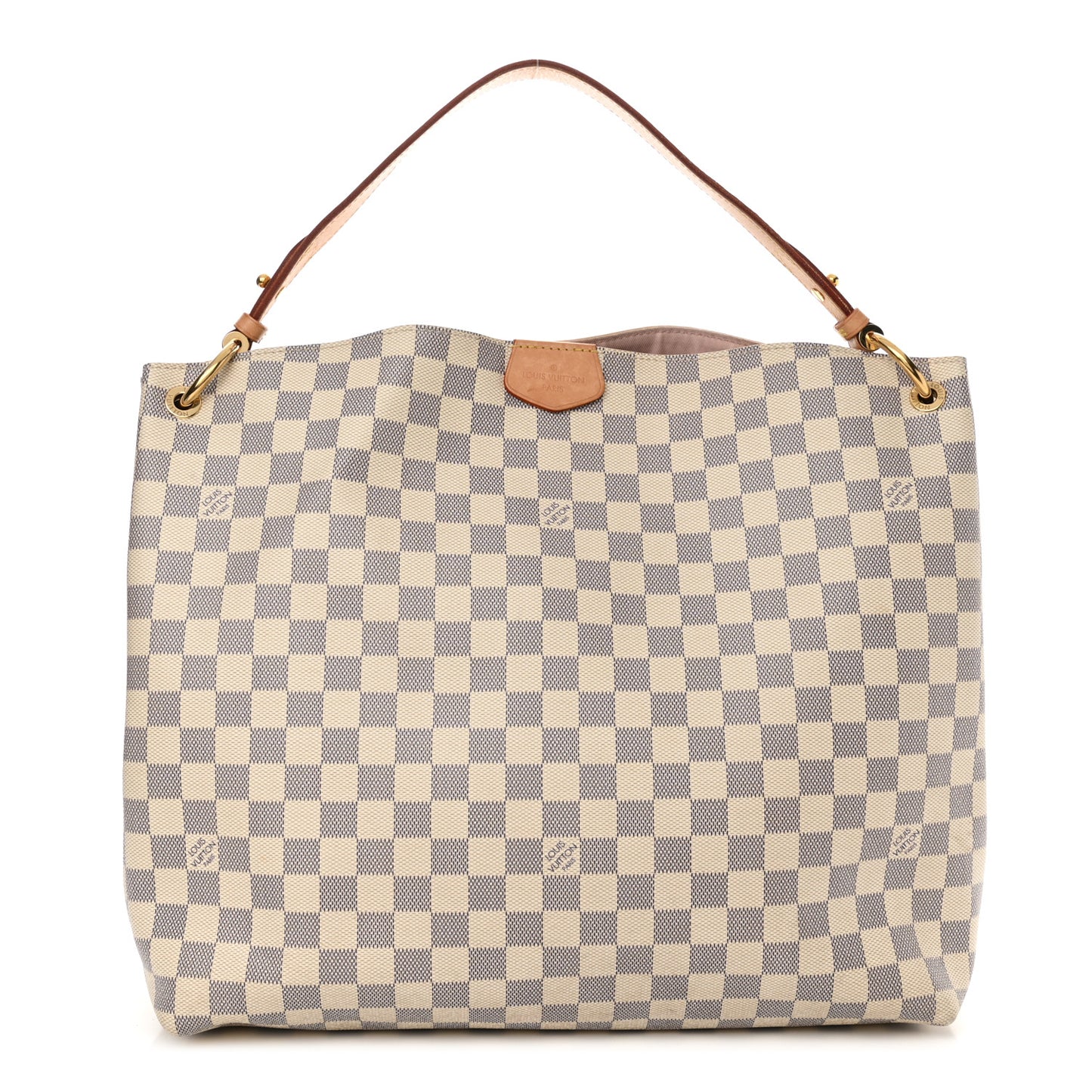 Damier Azur Graceful MM Rose Ballerine