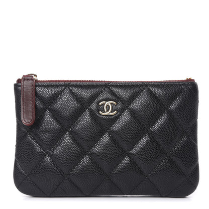 Chanel Caviar Quilted Small Cosmetic Case Black 1 of 8