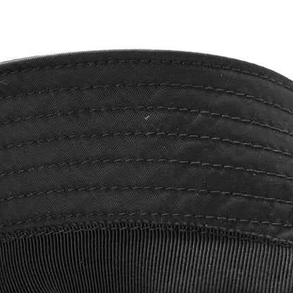 Prada Re-Nylon Metal Triangle Logo Mens Bucket Hat S Black 10 of 10