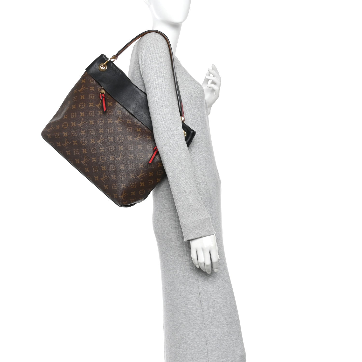 Louis Vuitton Monogram Tuileries Hobo Black 2 of 9