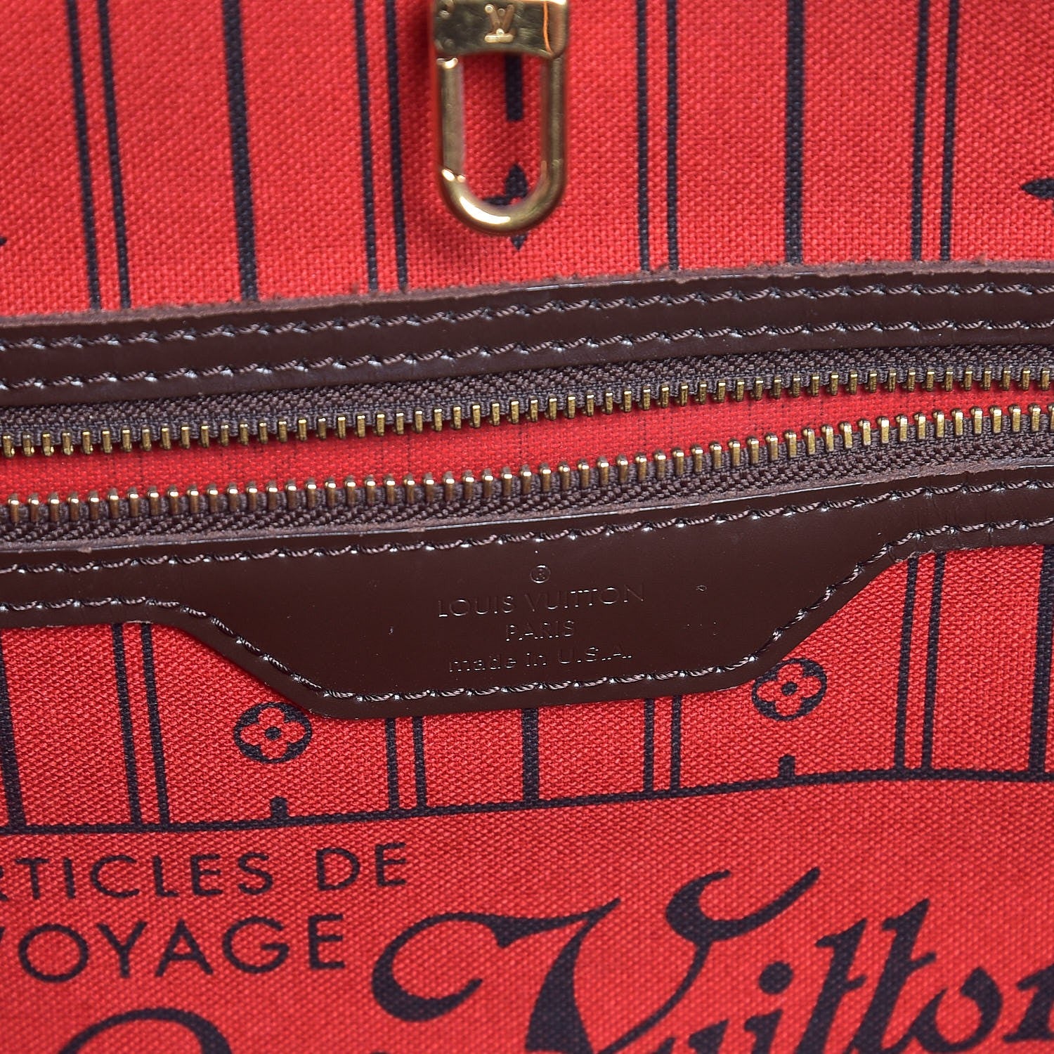 Louis Vuitton Damier Ebene Neverfull GM 6 of 7