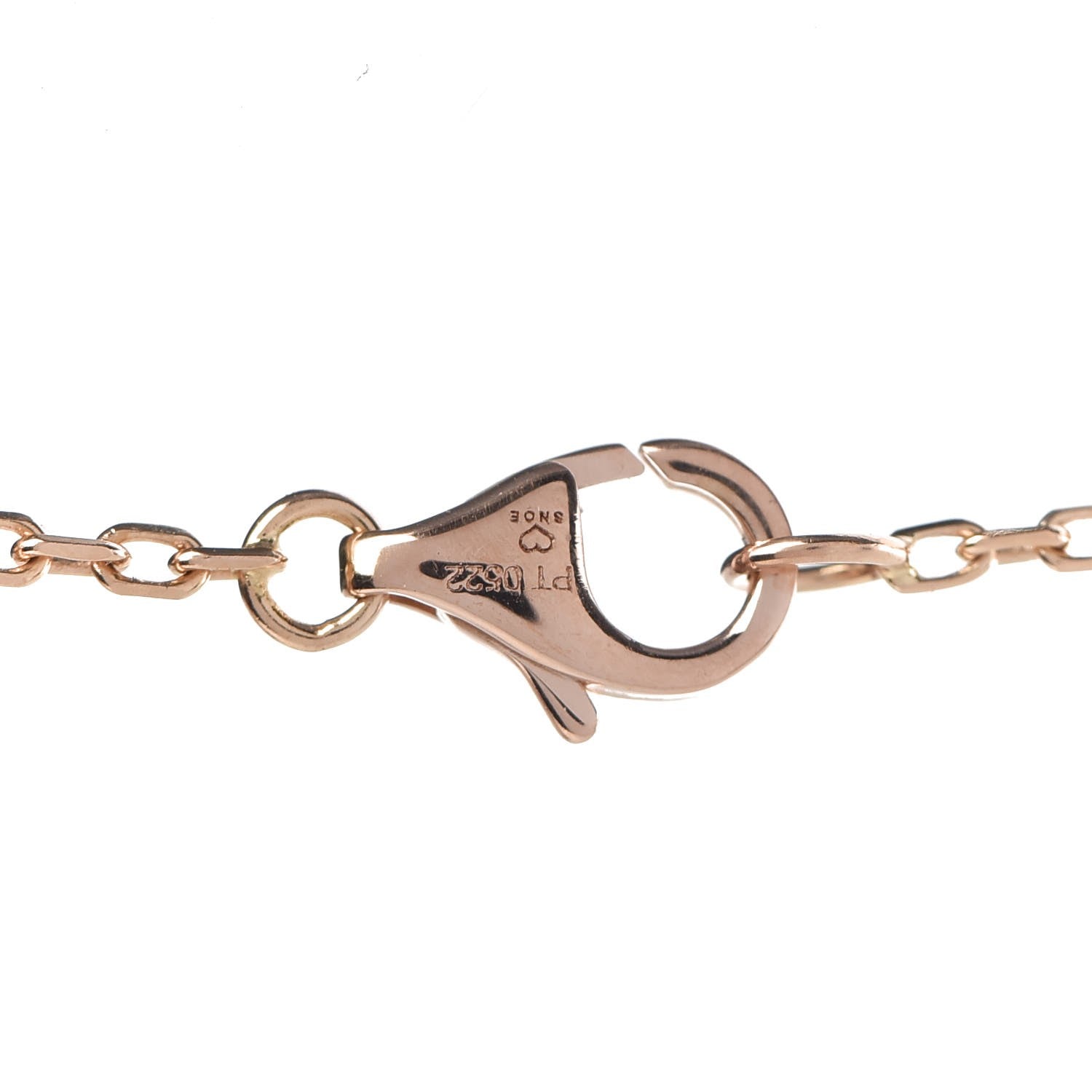 Cartier 18K Pink Gold Black Ceramic Diamond Interlocking LOVE Necklace 5 of 14