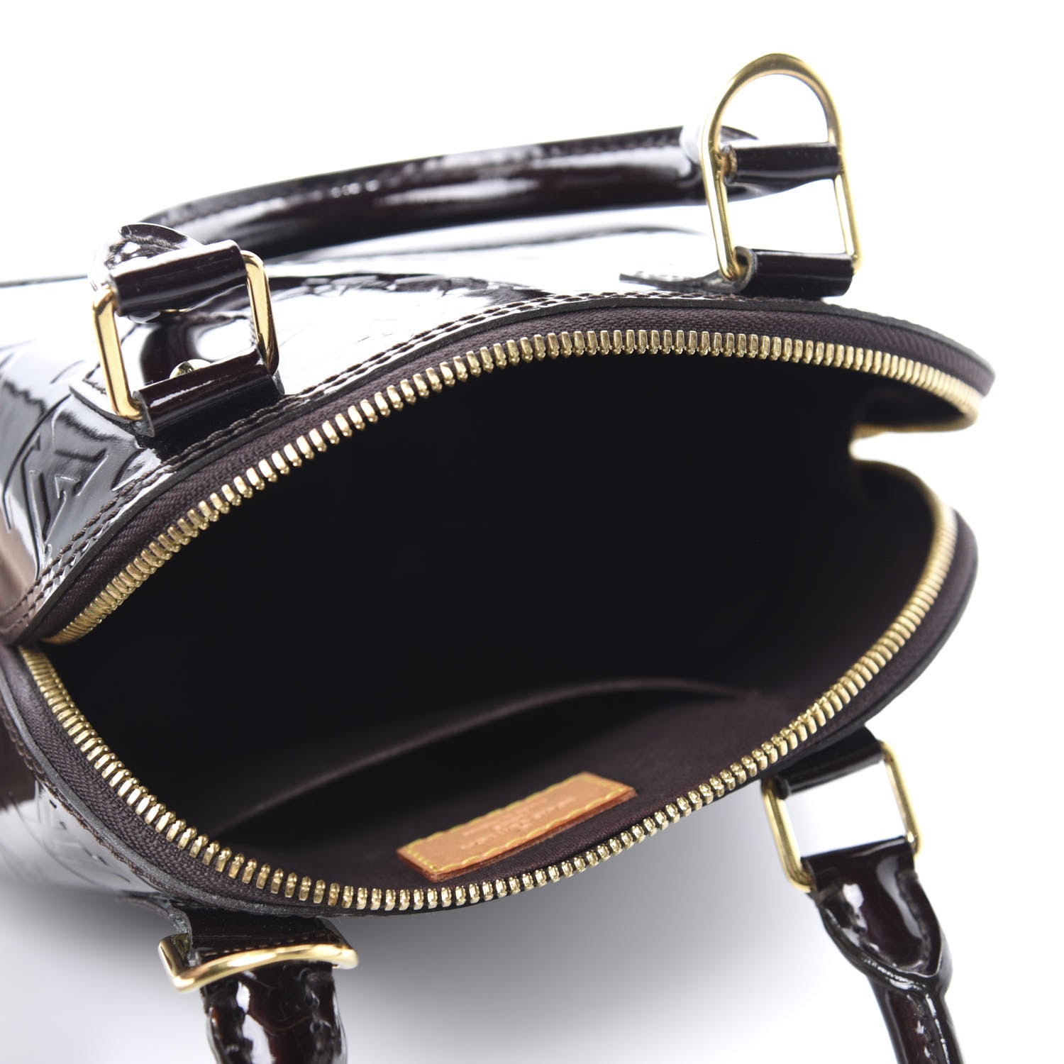 Louis Vuitton Vernis Alma BB Amarante 5 of 10