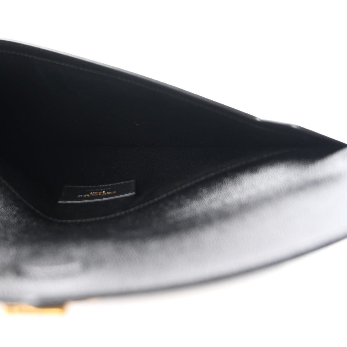 Saint Laurent Grain De Poudre Uptown Pouch Black 5 of 6