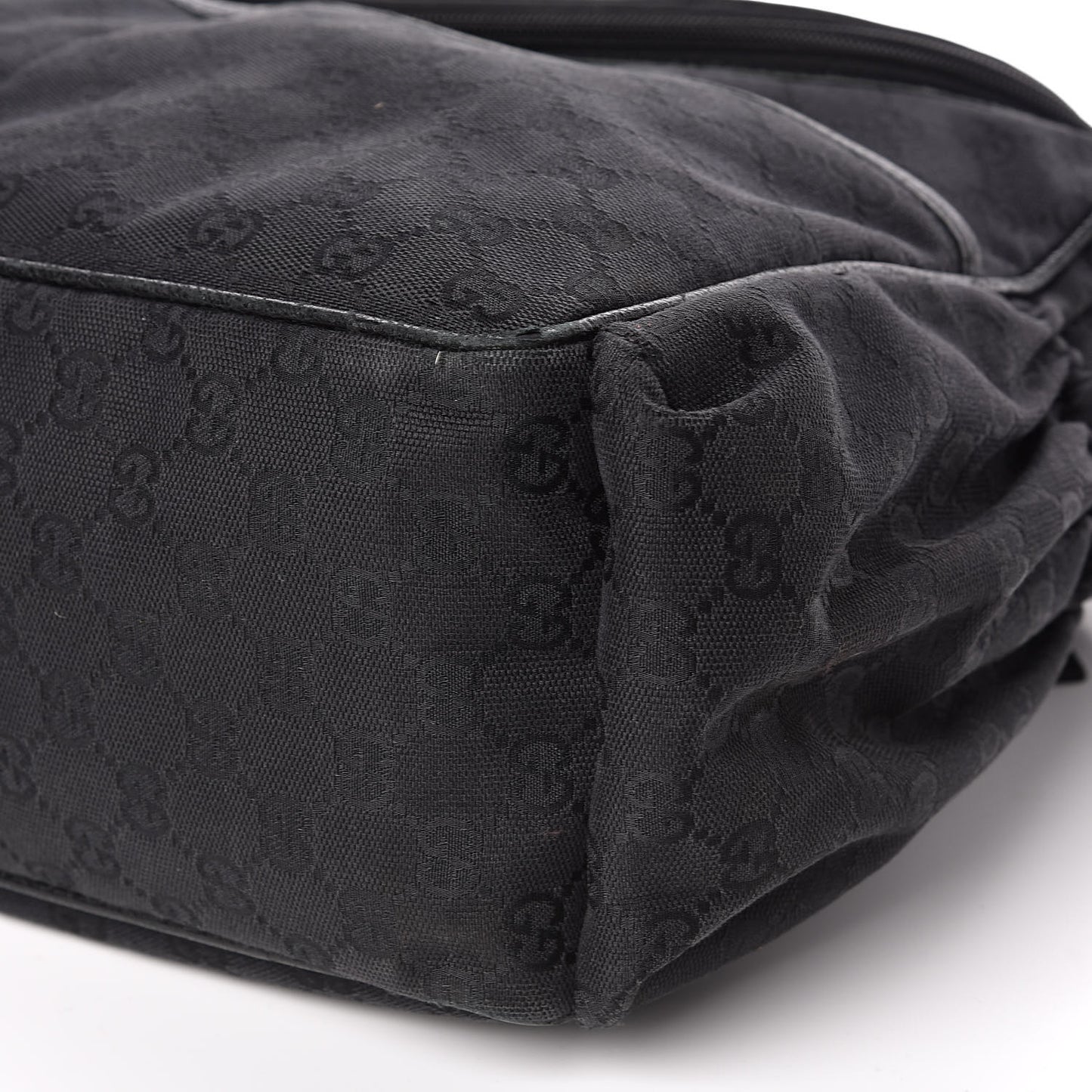 Monogram Large Diaper Bag Black
