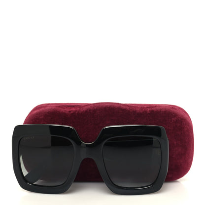 Gucci Acetate Square Frame Sunglasses GG0053S Black 8 of 8