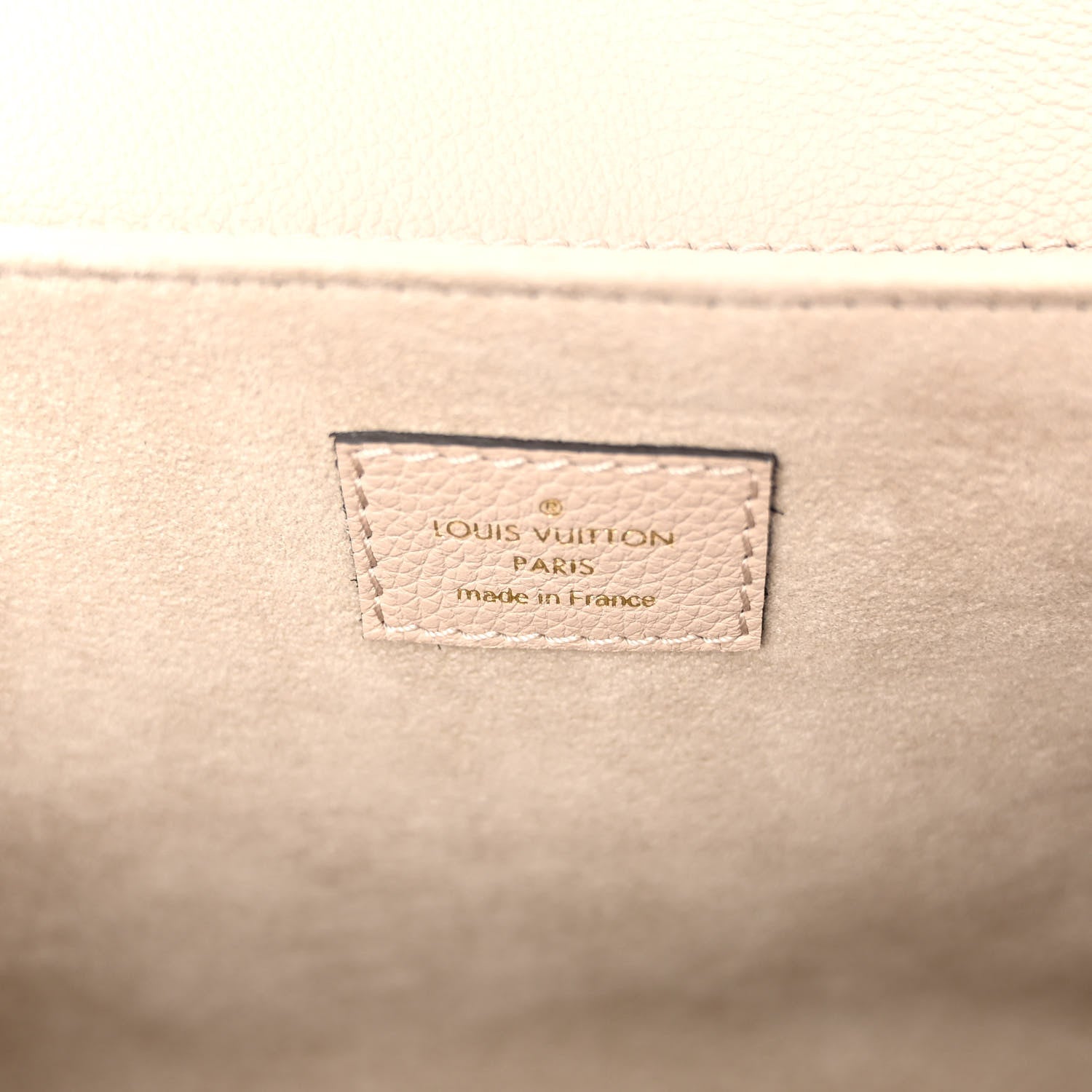 Louis Vuitton Grained Calfskin Lockme Oxford Greige 1429947