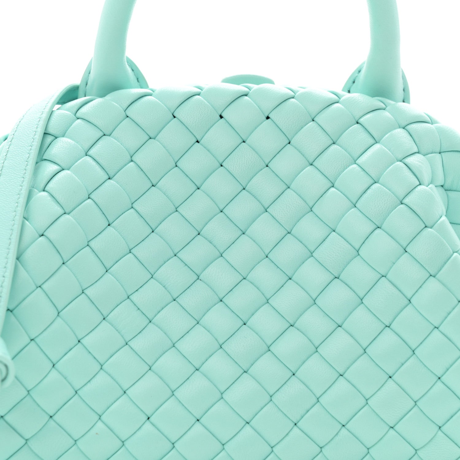 Bottega Veneta Nappa Intreccio Mini Padded Handle Bag Celadon 8 of 11