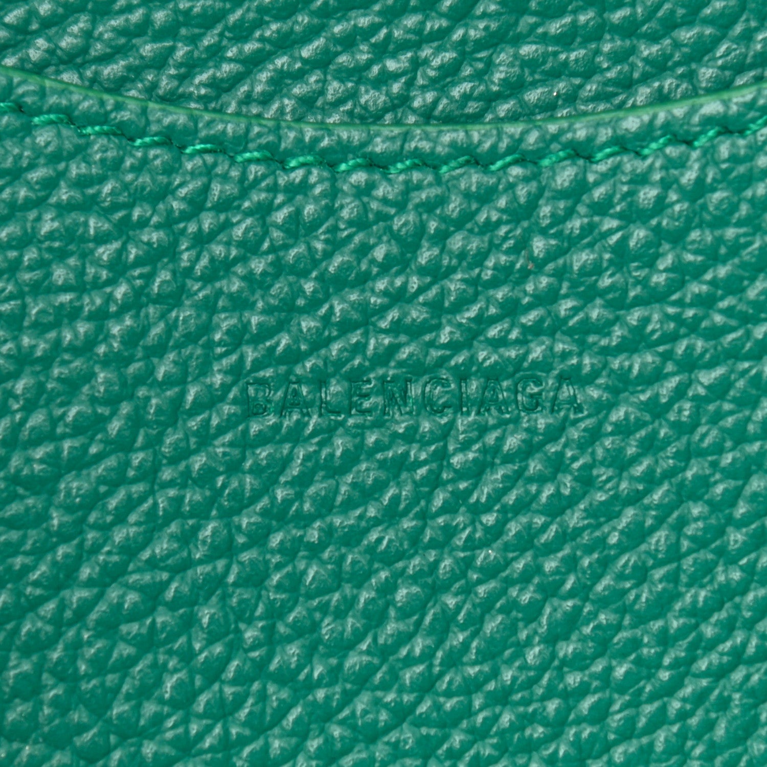 Balenciaga Grained Calfskin Neo Classic Silver Hardware Mini City Jade 6 of 10