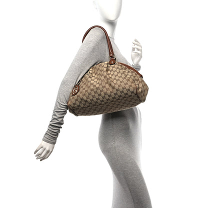 Gucci Monogram Medium Sukey Boston Brown 2 of 10