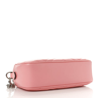 Gucci Calfskin Matelasse Small GG Marmont Chain Shoulder Bag Wild Rose 4 of 9