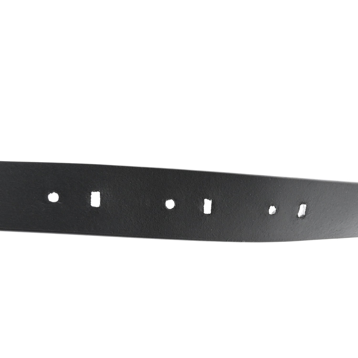 Versace X FENDI Calfskin Fendace Logo Belt 95 38 Black 4 of 5