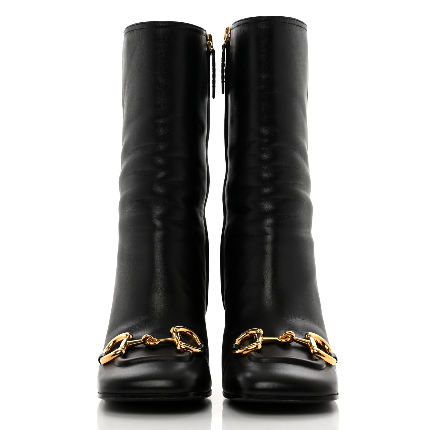 Nappa Horsebit Ankle Boots 39.5 Black