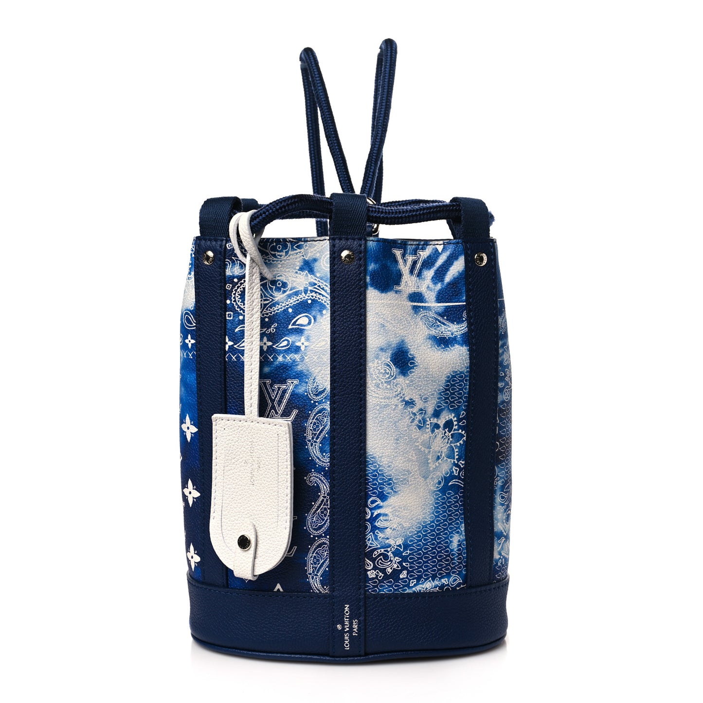 Cowhide Monogram Bandana Randonnee PM Blue