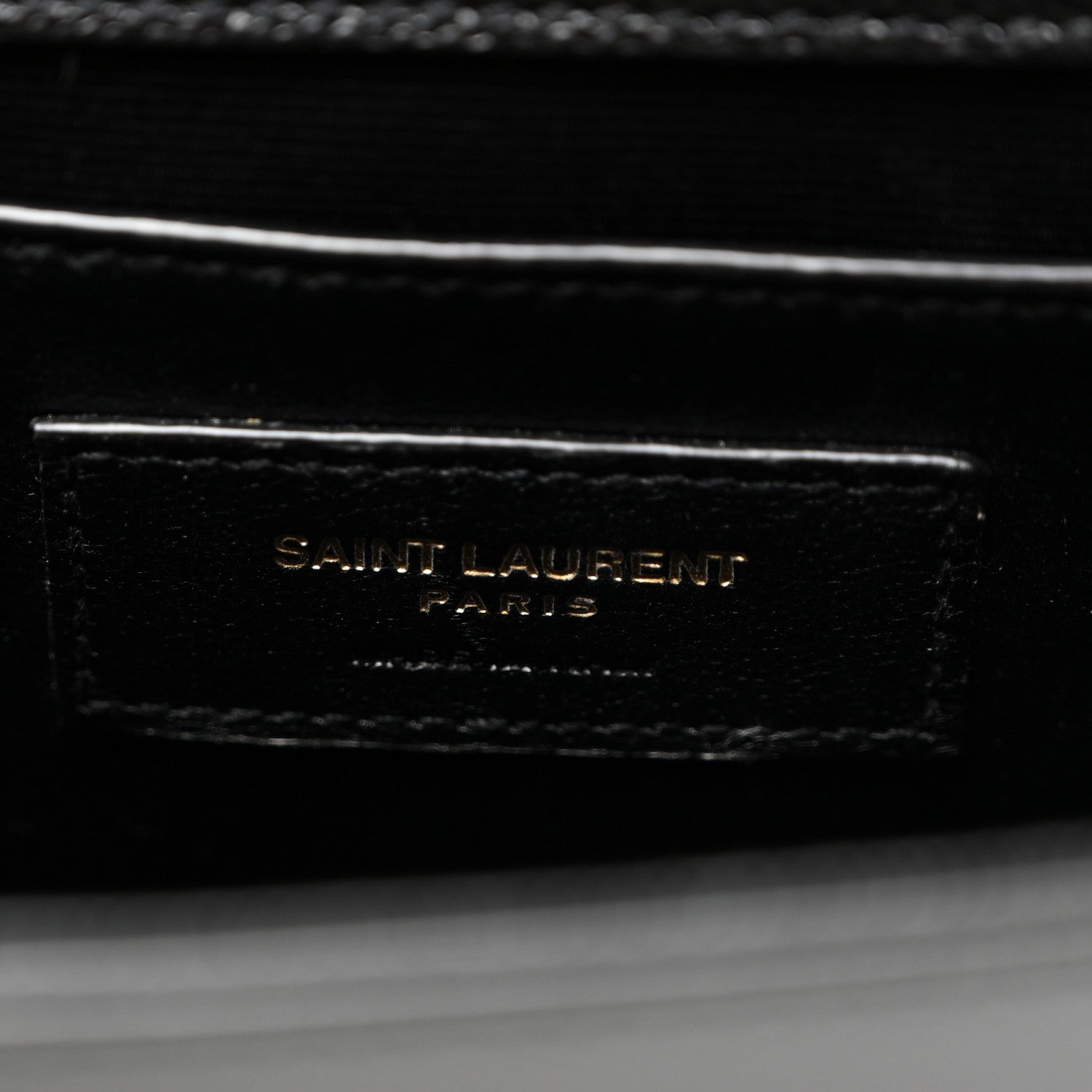 Saint Laurent Grain De Poudre Small Monogram Kate Satchel Black 6 of 10