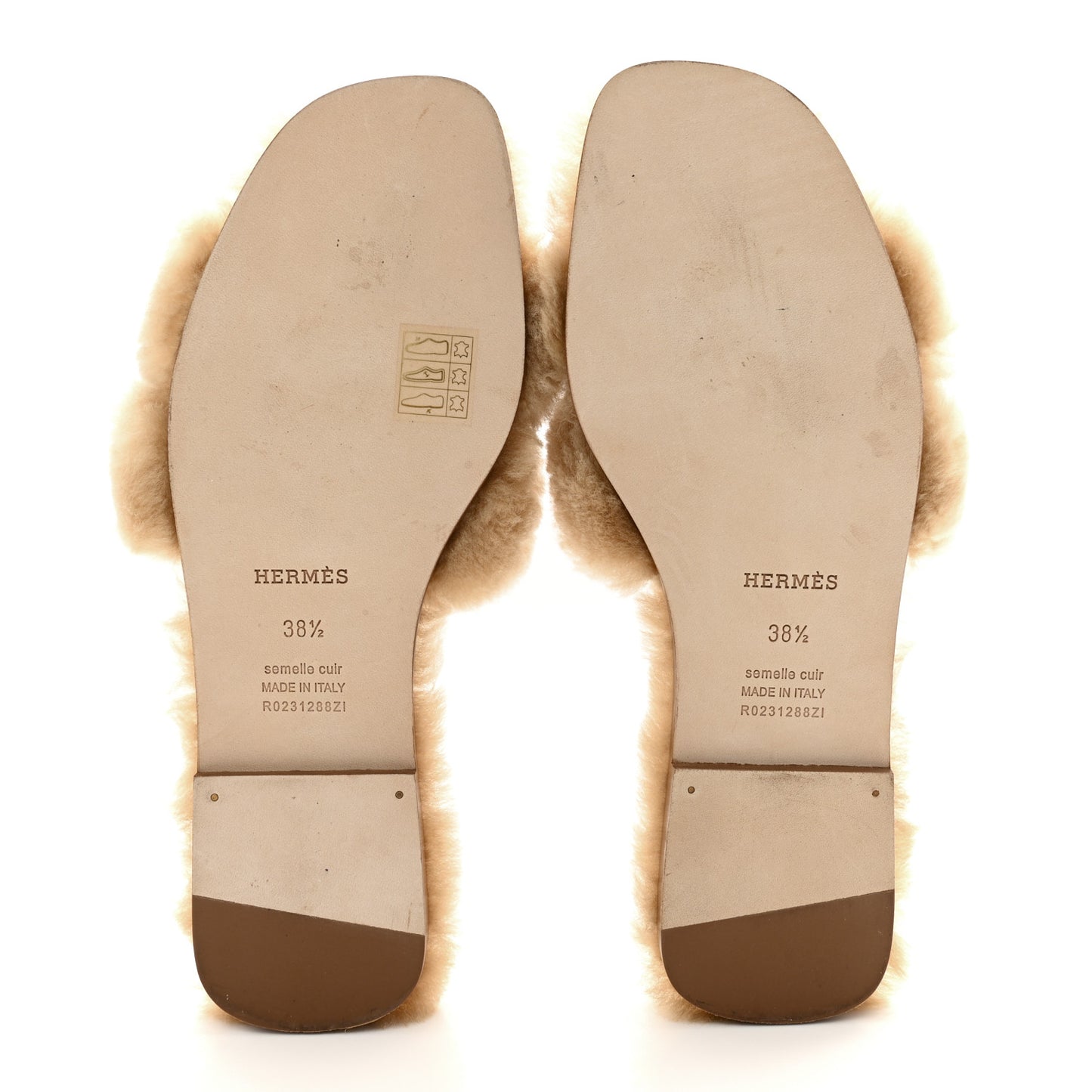 Woolskin Oran Sandals 38.5 Beige Argile