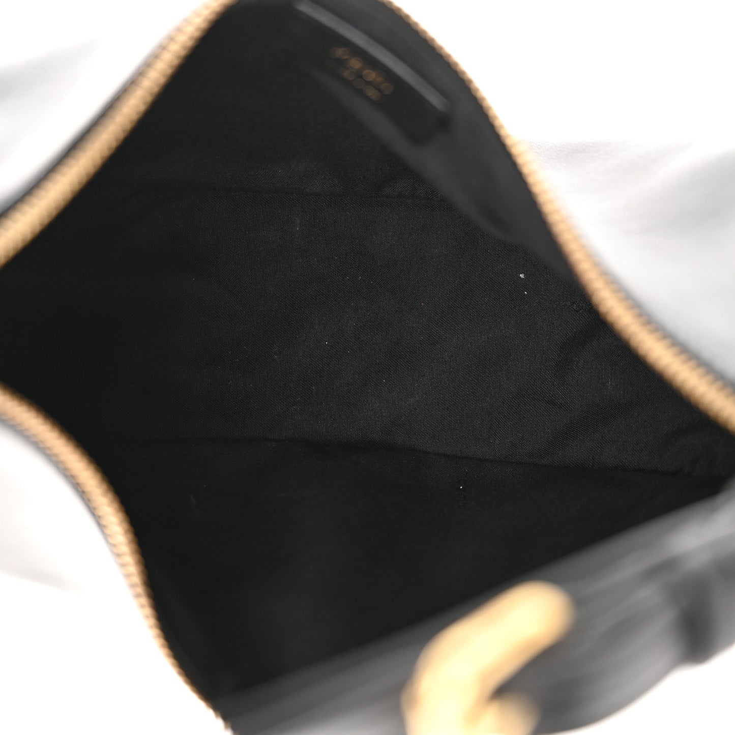 Vitello Grace Matte Small Fendigraphy Hobo Bag Black