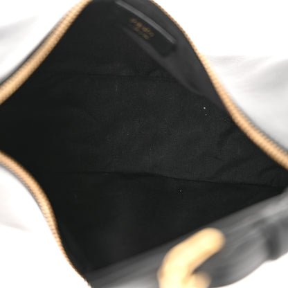 Fendi Vitello Grace Matte Small Fendigraphy Hobo Bag Black 5 of 13