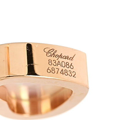 Chopard 18K Rose Gold Mother of Pearl Happy Hearts Earrings 4 of 6