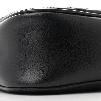 Gucci Calfskin Matelasse Small GG Marmont Chain Shoulder Bag Black 9 of 10