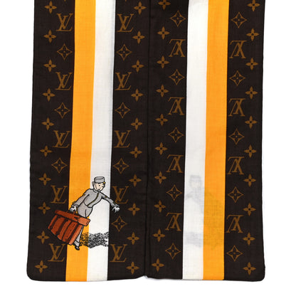 Louis Vuitton Cotton Monogram Groom Bandeau Scarf 2 of 3