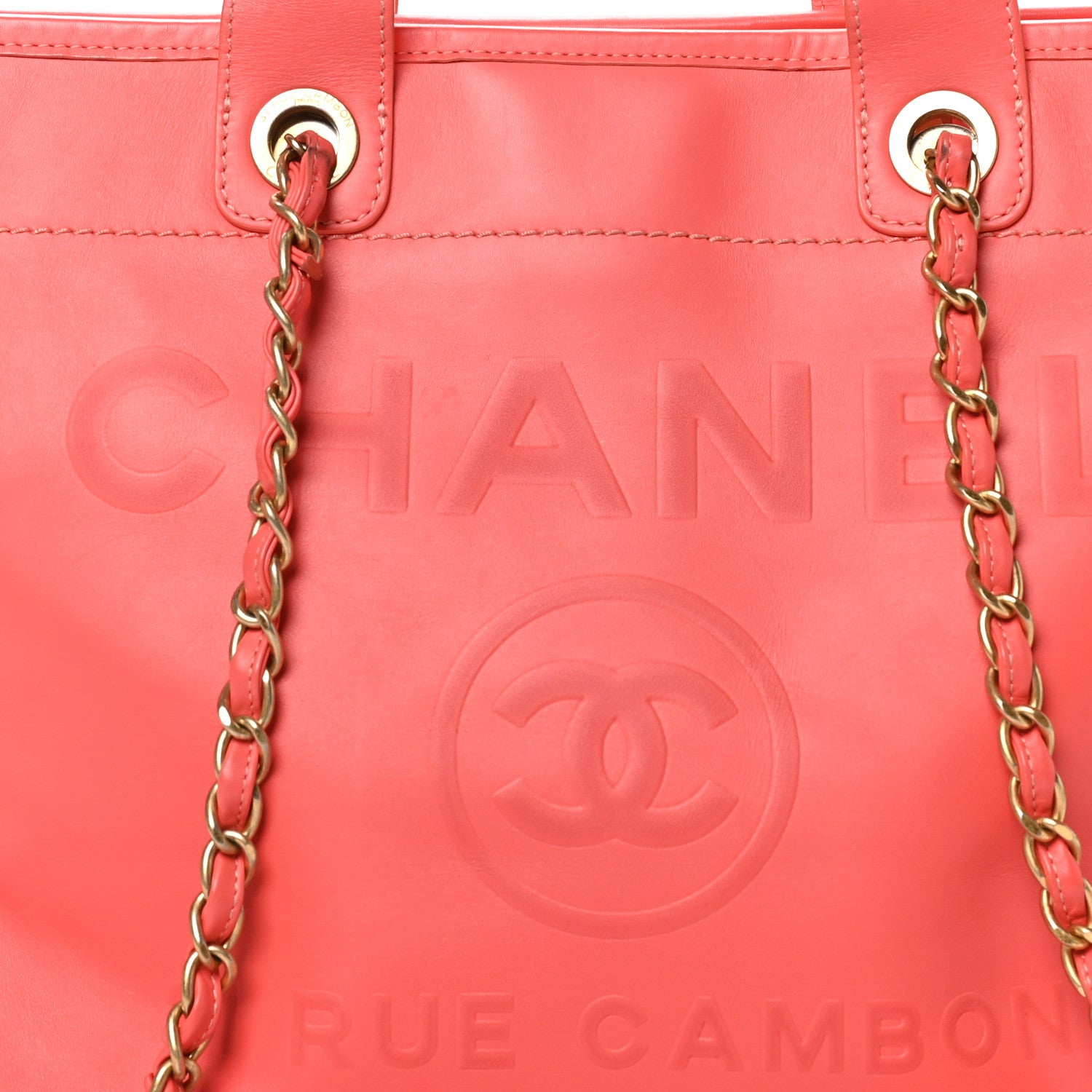 Chanel Calfskin Medium Deauville Tote Pink 8 of 11