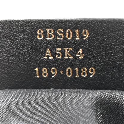 Fendi Glazed Fabric Vitello Century FF 1974 Stamp Patch Mini Camera Case Mogano Panna Black 7 of 10