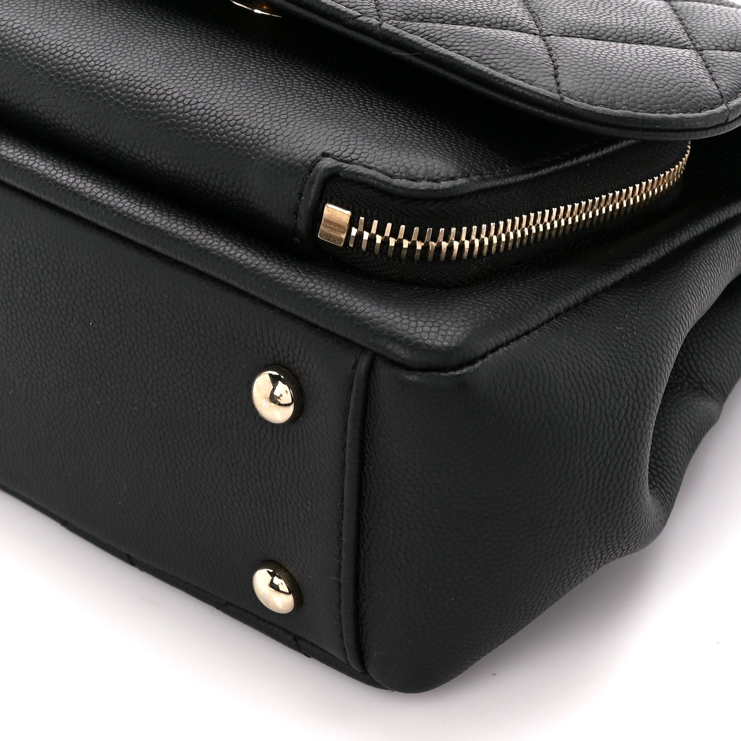 Chanel Caviar Quilted Small Business Affinity Flap Black 11 of 13