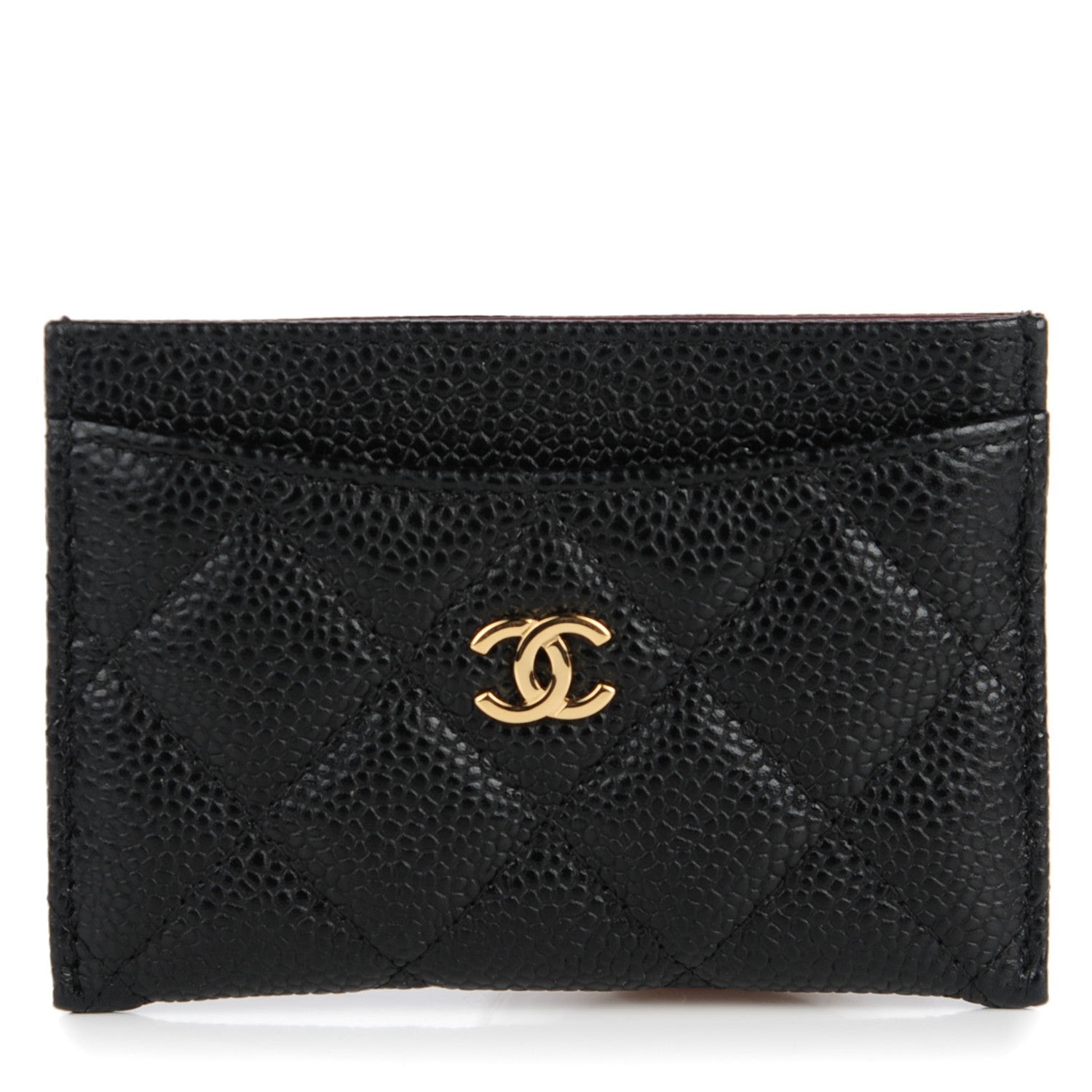 Chanel Caviar Quilted Card Holder Black 1 of 8