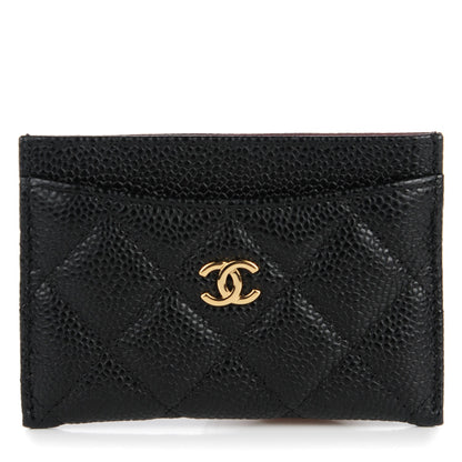 Chanel Caviar Quilted Card Holder Black 1 of 8