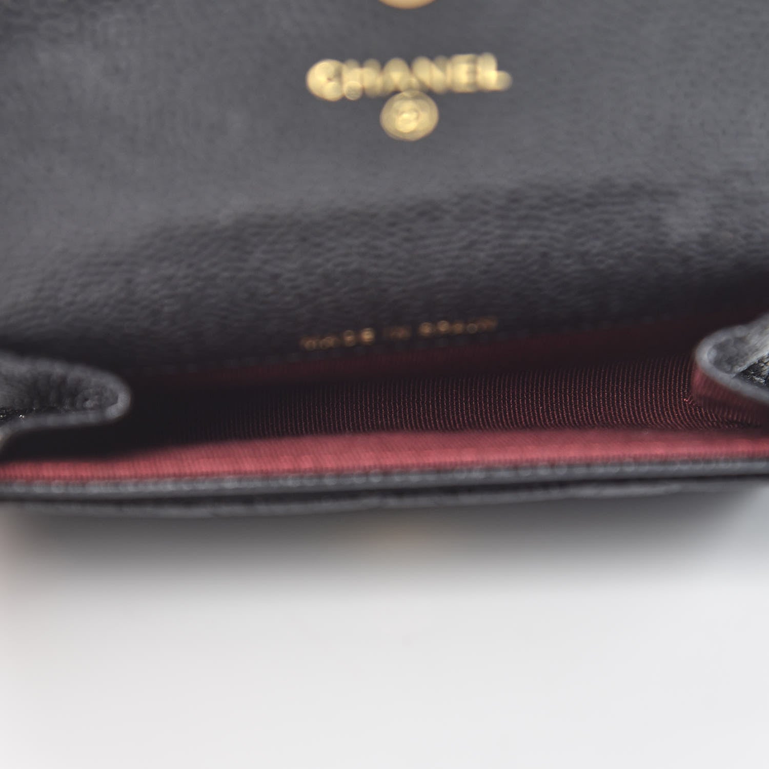 Chanel Caviar Quilted Flap Card Holder Black 7 of 11