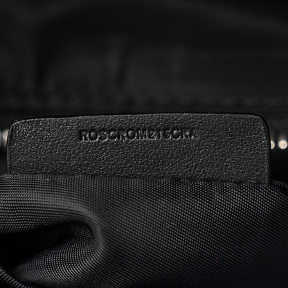 Burberry Calfskin Logo Embossed Backpack Charcoal Grey 7 of 11