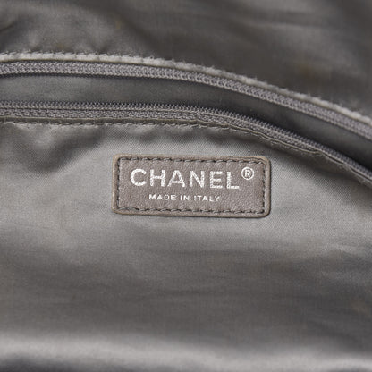 Chanel Distressed Lambskin Large Lady Braid Satchel Black 8 of 11