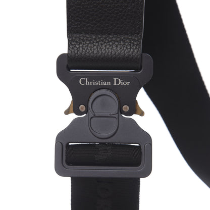 Christian Dior Calfskin Mens Saddle Bag Black 8 of 9