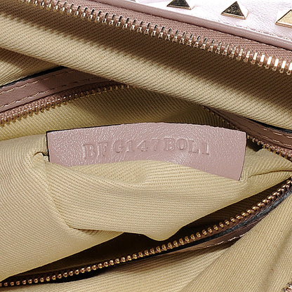 Valentino Garavani Vitello Rockstud Zip Wristlet Pouch Poudre 7 of 7